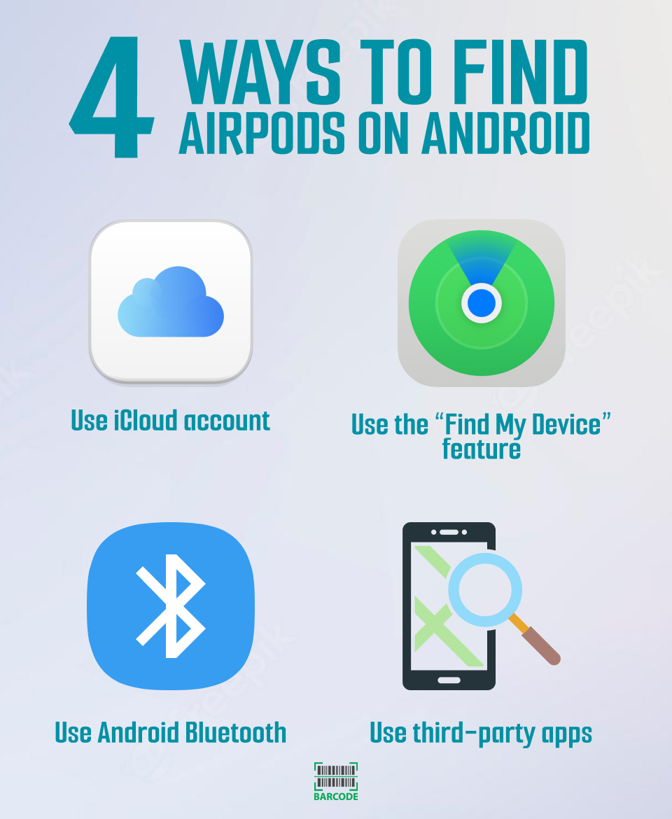 How do i connect my online airpods to my icloud account